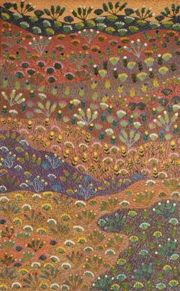 Michelle Pula Holmes - Atyenh Amper (My Country) - Painting - Michelle Pula Holmes
