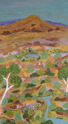 Elizabeth Ngwarraye Bonney - Tijamburra, My Homeland - Painting - Elizabeth Ngwarraye  Bonney