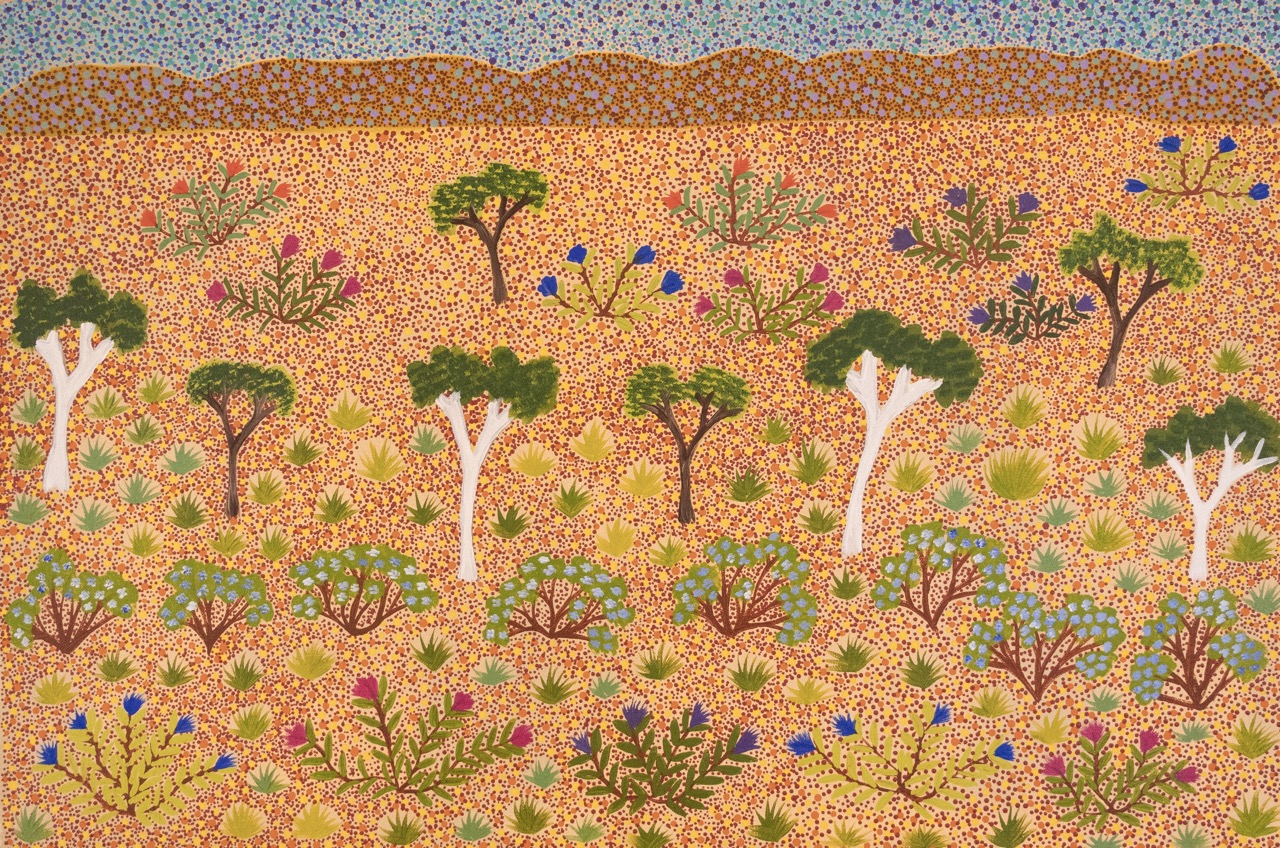 Diane Kemarre Ross - Atyenh Amper (My Country) - Painting - Diane Kemarre Ross