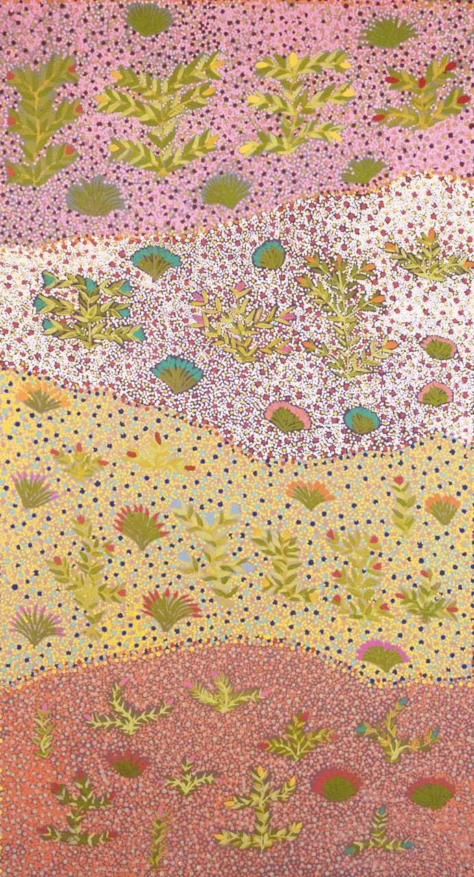 Jessie Pula Luck - Atyenh Artna Arnernp (My Bush Medicine) - Painting - Jessie Pula Luck