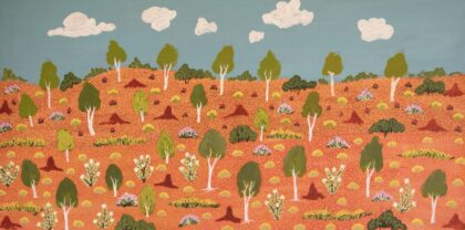 Alec Pula Lewis - Atyenh Amer Areyel Amper (My View of Country) - Painting - Alec  Pula Lewis