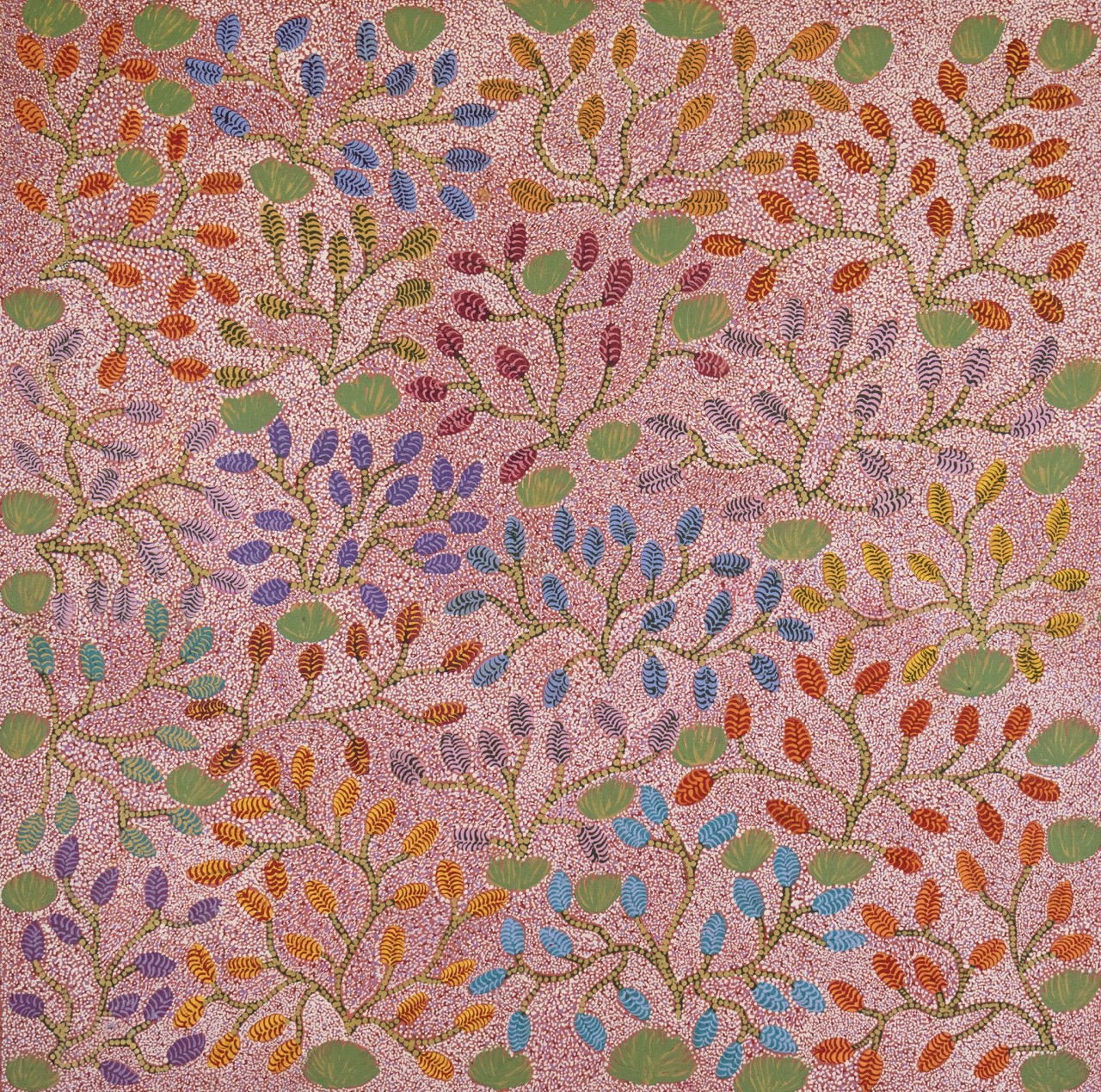 Edie Kemarre Holmes - Arratherrk (Bush Flower) - Painting - Edie Kemarre Holmes