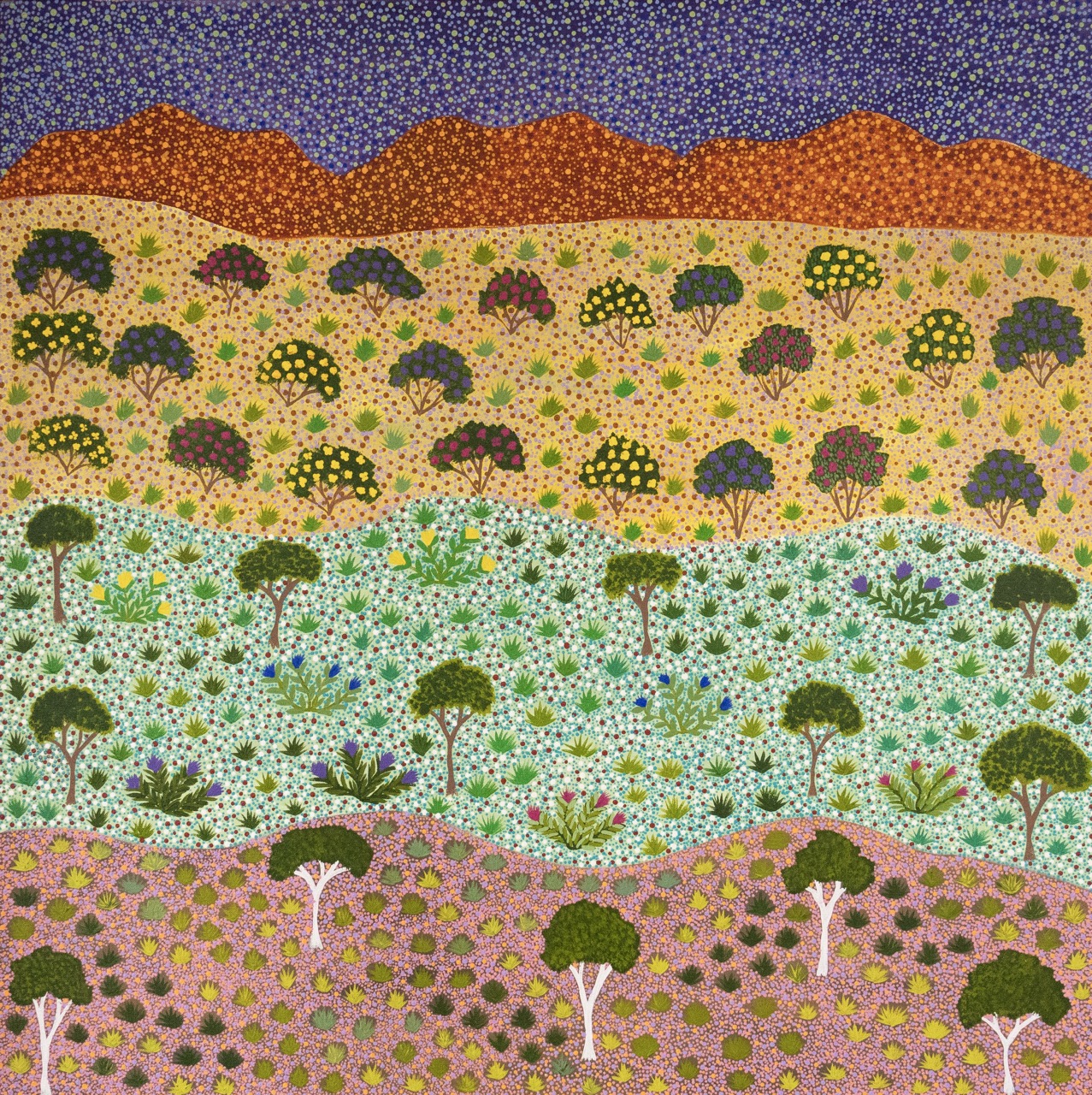 Diane Kemarre Ross - Atyenh Amper (My Country) - Painting - Diane Kemarre Ross
