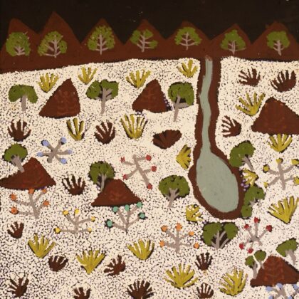 Susan Ngwarraye Philomac - Spring Creek - Painting - Susan  Ngwarraye Philomac