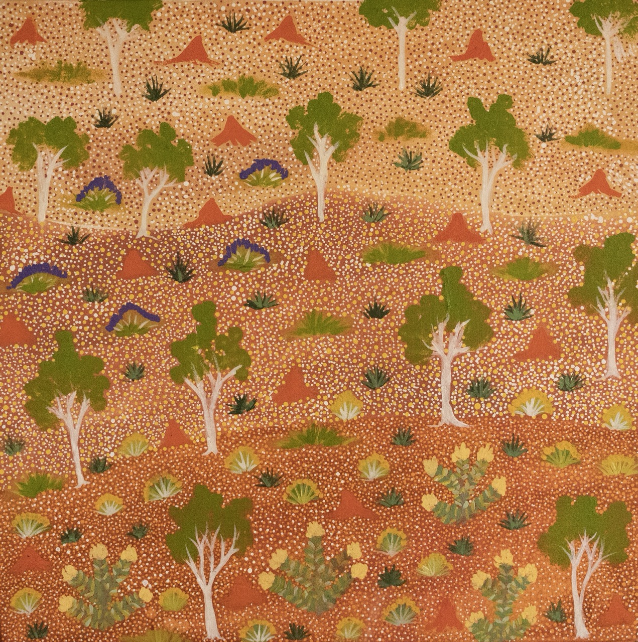 Alec Pula Lewis - Atyenh Amer Areyel Amper (My View of Country) - Painting - Alec Pula Lewis