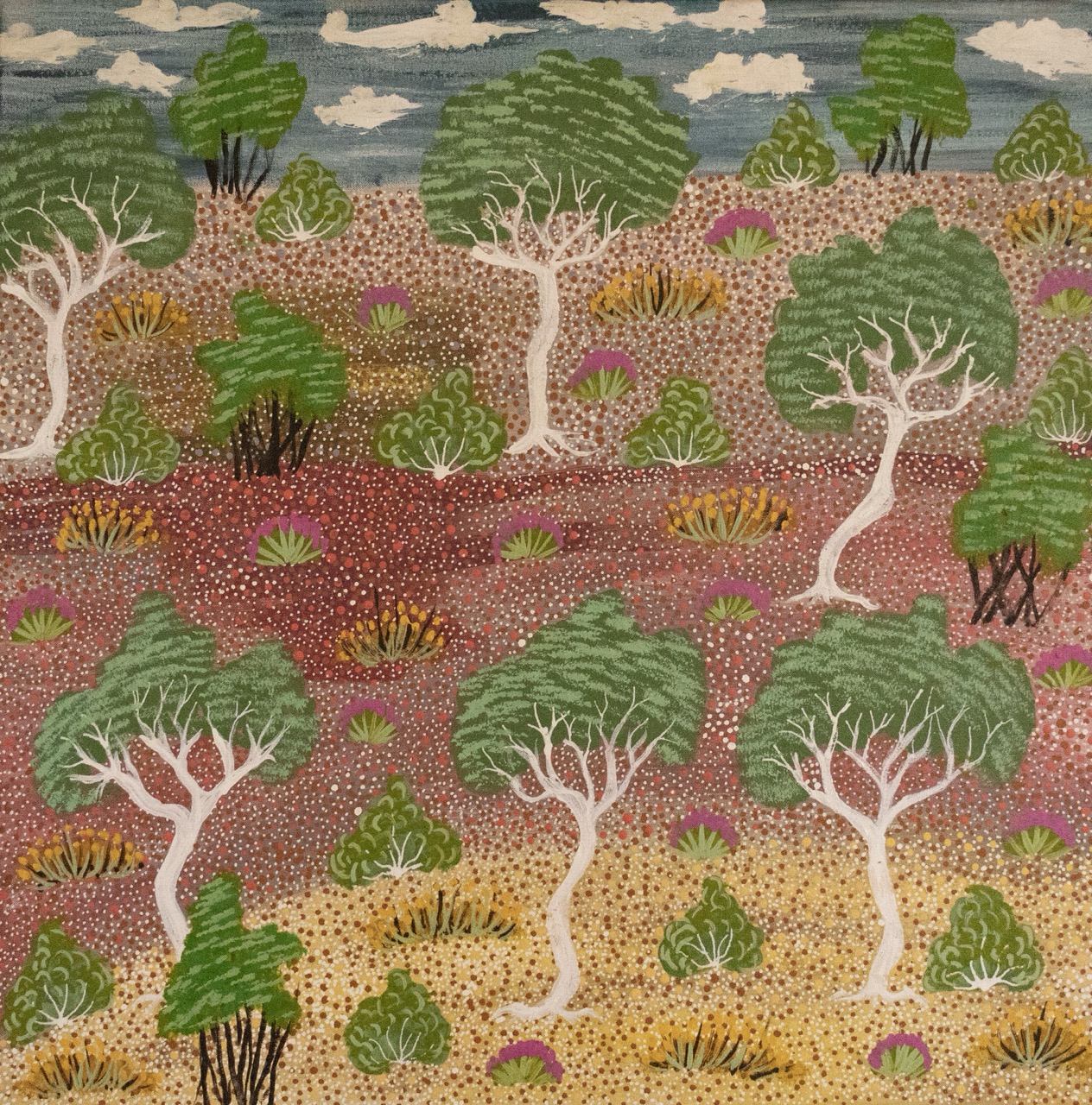 Gunderson Kemarre Lewis - Atyenh Anyany Amper (Great Grandmothers Country) - Painting - Gunderson Kemarre Lewis