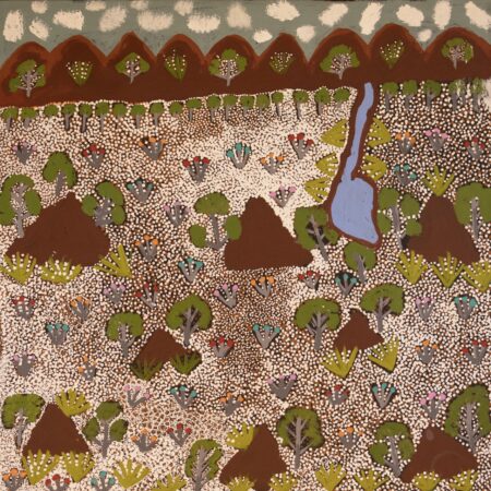 Susan Ngwarraye Philomac - Spring Creek - Painting - Susan  Ngwarraye Philomac