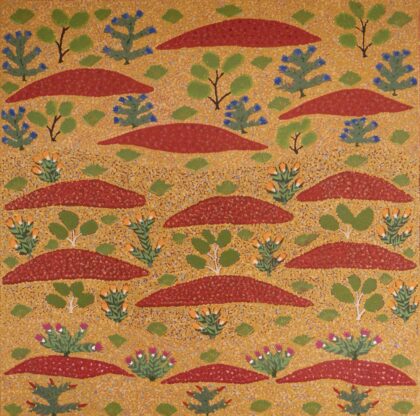 Robina Pitjara Jones - Atyenh Amper (My Country) - Painting - Robina Pitjara Jones