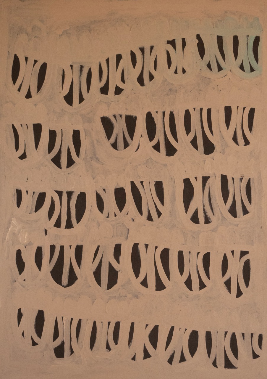 Maisie Petyarre Bundey - Anhelengkw (Emu) Dreaming - Painting - Maisie Petyarre  Bundey