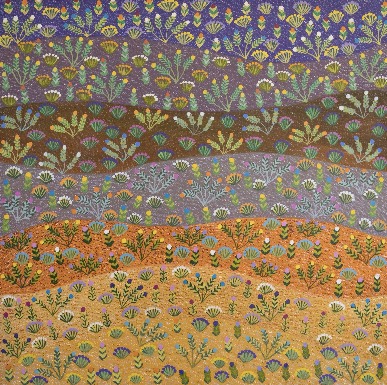 Michelle Pula Holmes - Atyenh Amper (My Country) - Painting - Michelle Pula Holmes