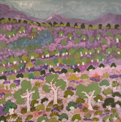 Eileen Kemarre Bonney - Tijamburra, My Mothers Country - Painting - Eileen Kemarre Bonney