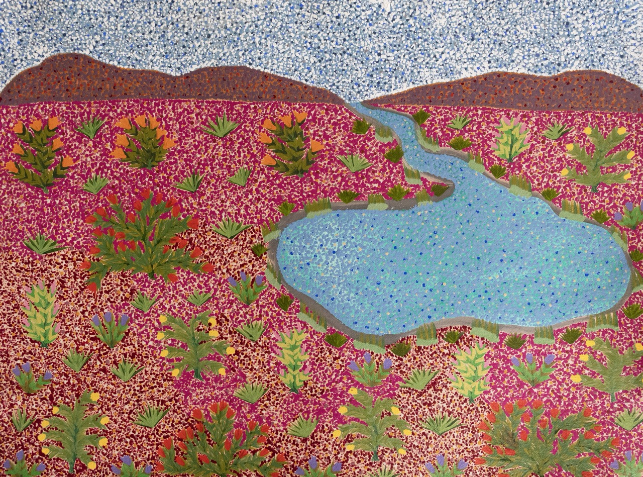 Kiara Pula Ladd - Apmer (Land) - Works On Paper - Kiara Pula Ladd