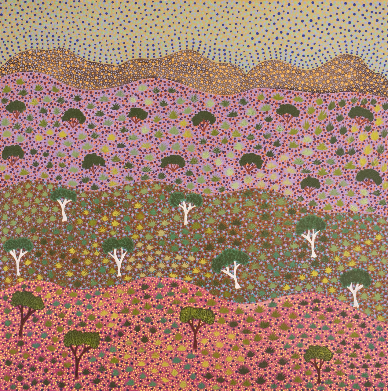 Diane Kemarre Ross - Atyenh Amper (My Country) - Painting - Diane Kemarre Ross