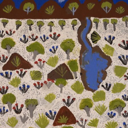 Susan Ngwarraye Philomac - Spring Creek - Painting - Susan  Ngwarraye Philomac