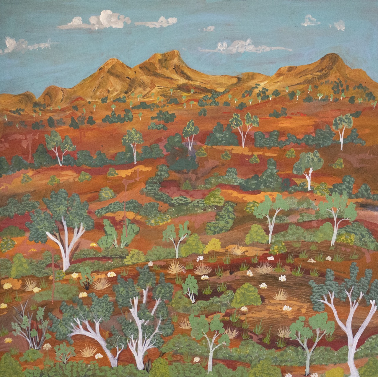 Elizabeth Ngwarraye Bonney - Atyenh Anyany Amper (My Grandmothers Country) - Painting - Elizabeth Ngwarraye  Bonney