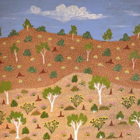 Alec Pula Lewis - Atyenh Amer Areyel Amper (My View of Country) - Painting - Alec  Pula Lewis