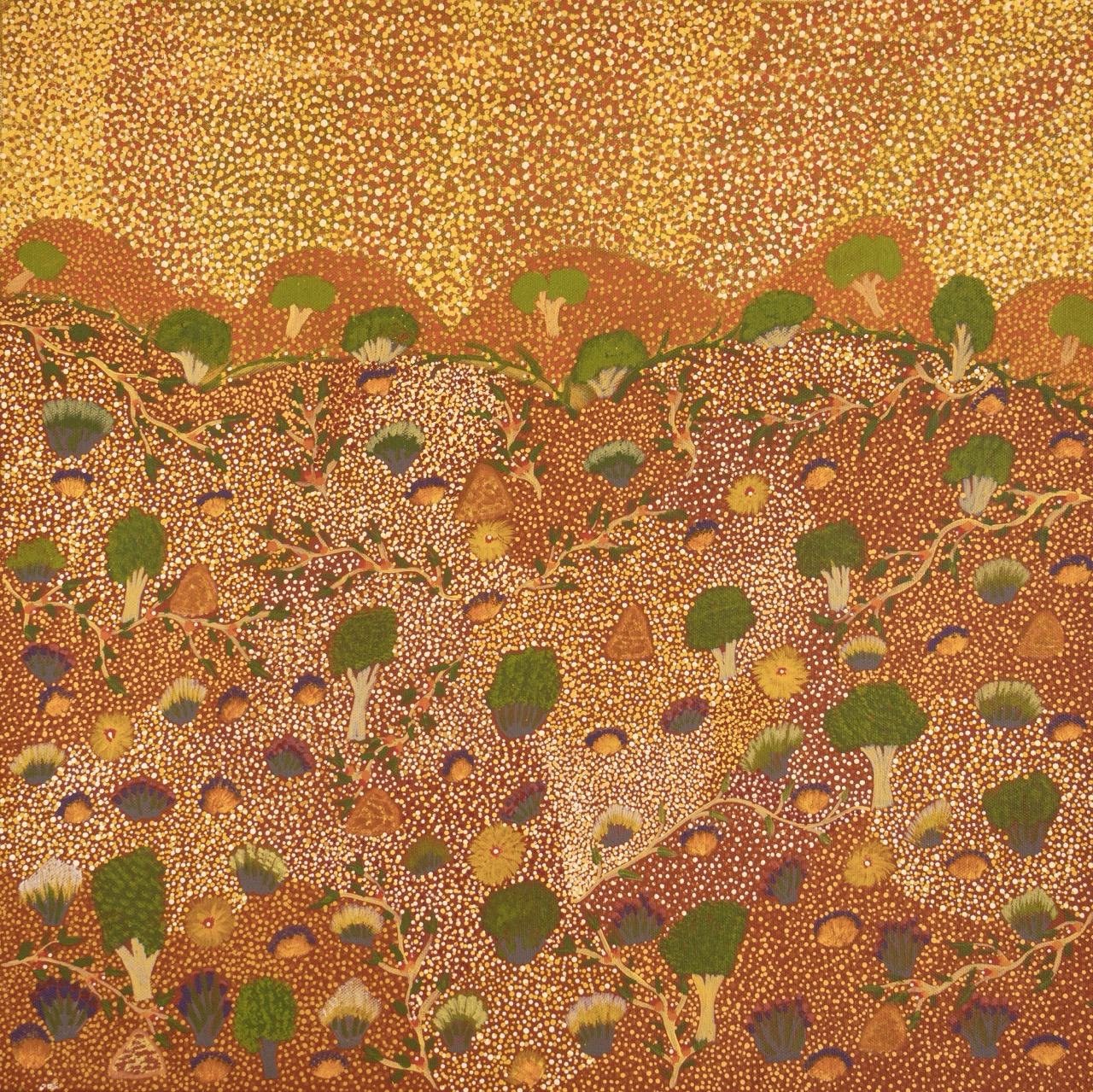 Leanne Pula Teece - Anterrengeny - My Father's Country - Painting - Leanne Pula Teece