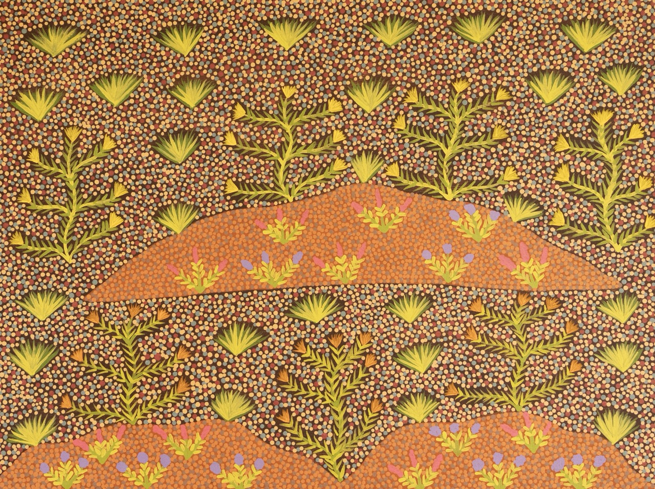 Lucy Pula Luck - Atyenh Amey Amper (My Mother's Country) - Painting - Lucy Pula Luck