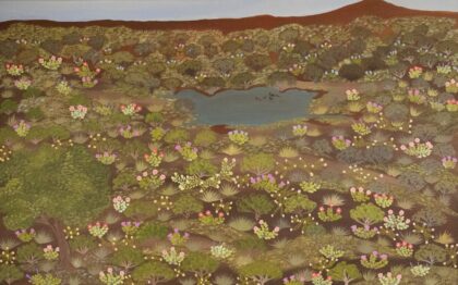 Kathleen Nanima Rambler - Arlweye Ampere (My Fathers Country) - Painting - Kathleen Nanima Rambler