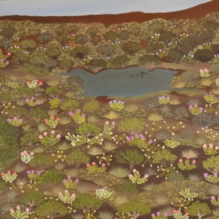 Kathleen Nanima Rambler - Arlweye Ampere (My Fathers Country) - Painting - Kathleen Nanima Rambler