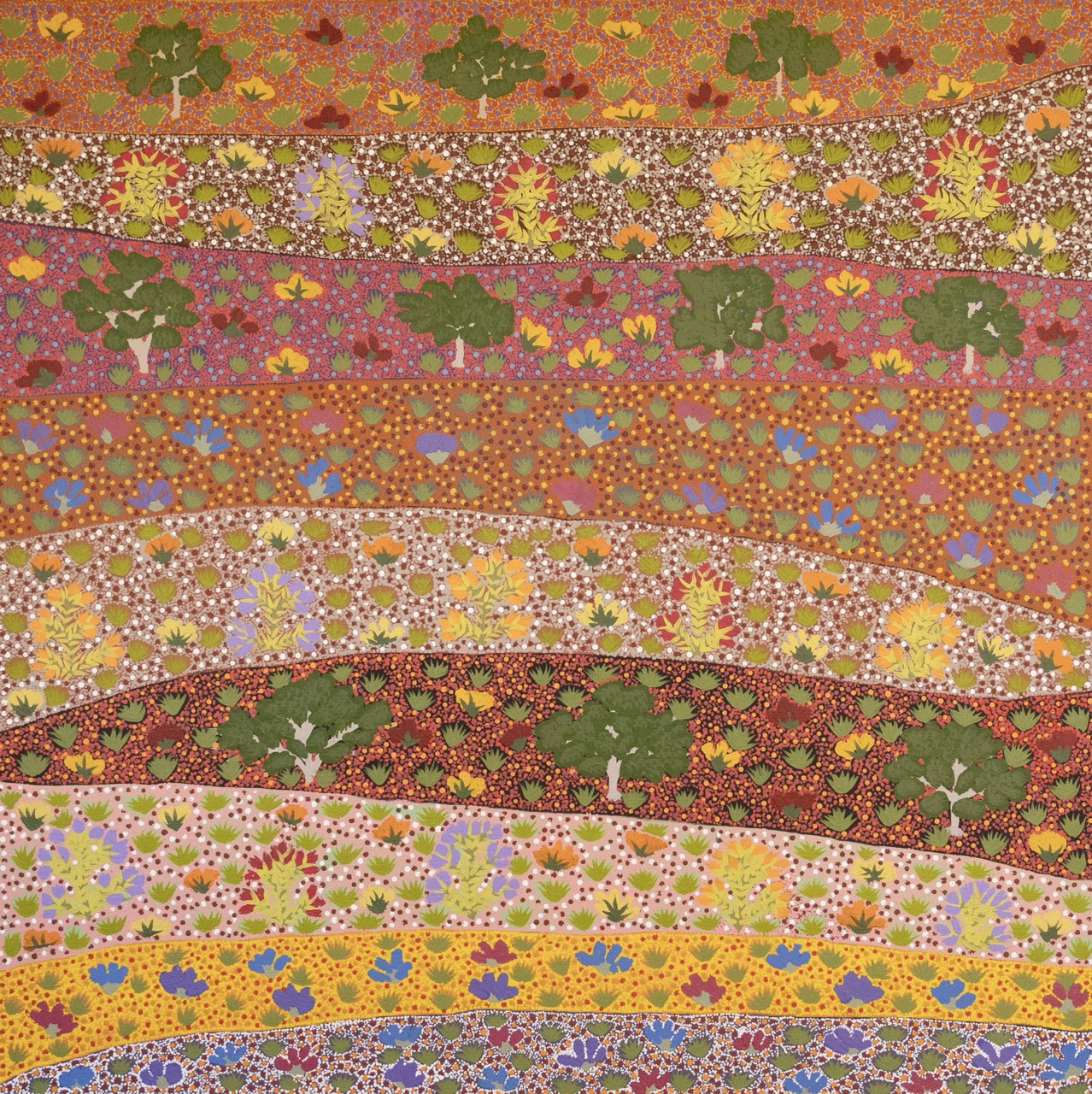 Beverly Pula Luck - Atyenh Amey Amper (My Mother's Country) - Painting - Beverly Pula Luck
