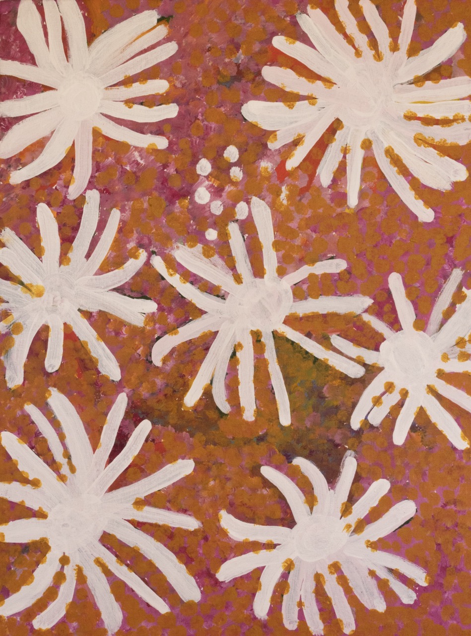Maisie Petyarre Bundey - Artna Tyap (Bush Tucker) - Painting - Maisie Petyarre  Bundey