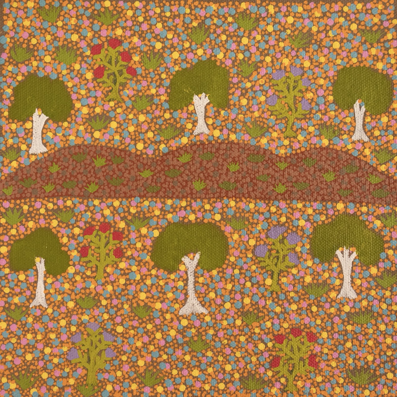 Shazalea Pitjarra Morton - Atyenh Amper - (My Country) - Painting - Shazalea Pitjarra Morton