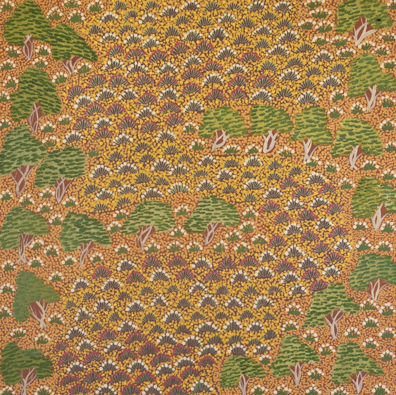 Sevania Kemarre Bonney - Atyenh Anyany Amper (My Great Grandmothers Country) - Painting - Sevania Kemarre Bonney
