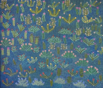 Kathleen Nanima Rambler - Alpawe (Desert Plain) - Painting - Kathleen Nanima Rambler