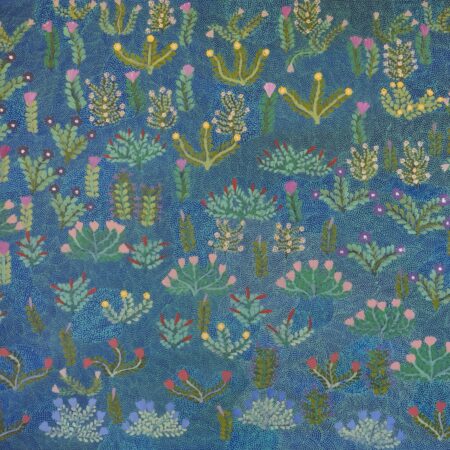 Kathleen Nanima Rambler - Alpawe (Desert Plain) - Painting - Kathleen Nanima Rambler