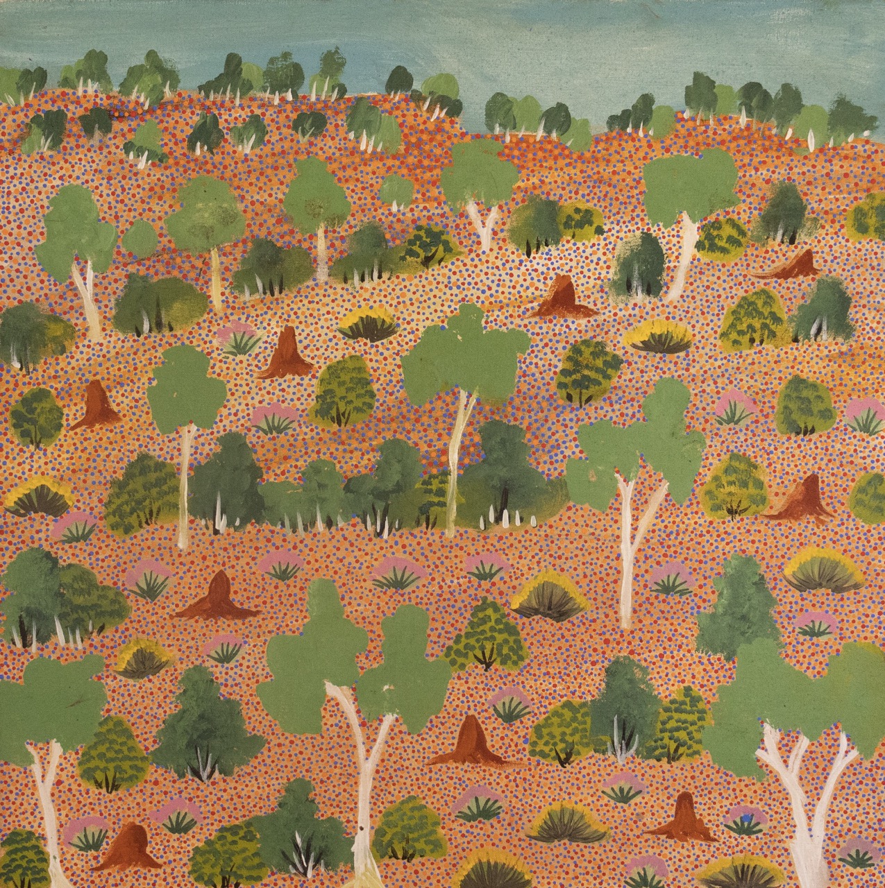 Alec Pula Lewis - Atyenh Amer Areyel Amper (My View of Country) - Painting - Alec  Pula Lewis