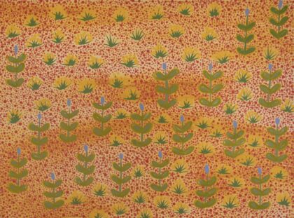 Dakota Ngwarraye Petrick - Artna Alpeyt (Bush Flowers) - Painting - Dakota Ngwarraye Petrick