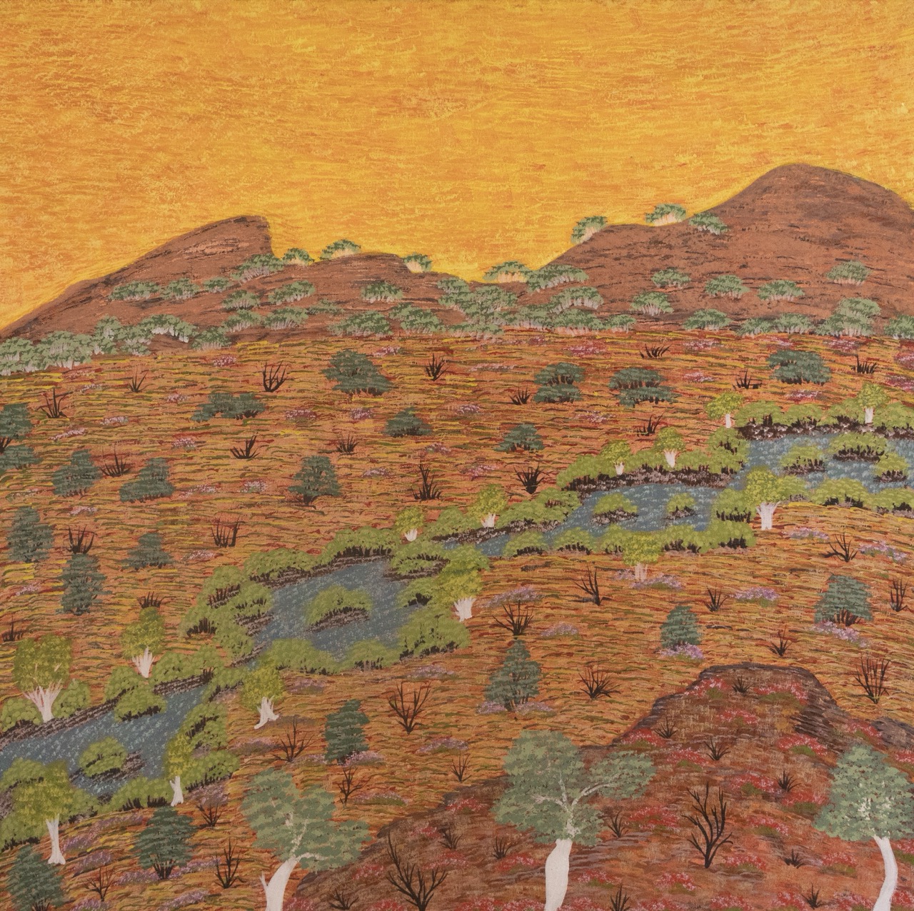 Yvonne Ngwarraye Bonney - My Hunting Country - Painting - Yvonne Ngwarraye  Bonney