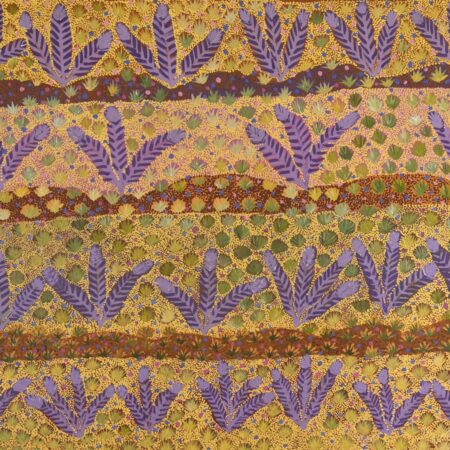Nancy Pitjara Frank - Inteng Inteng - Painting - Nancy Pitjara Frank