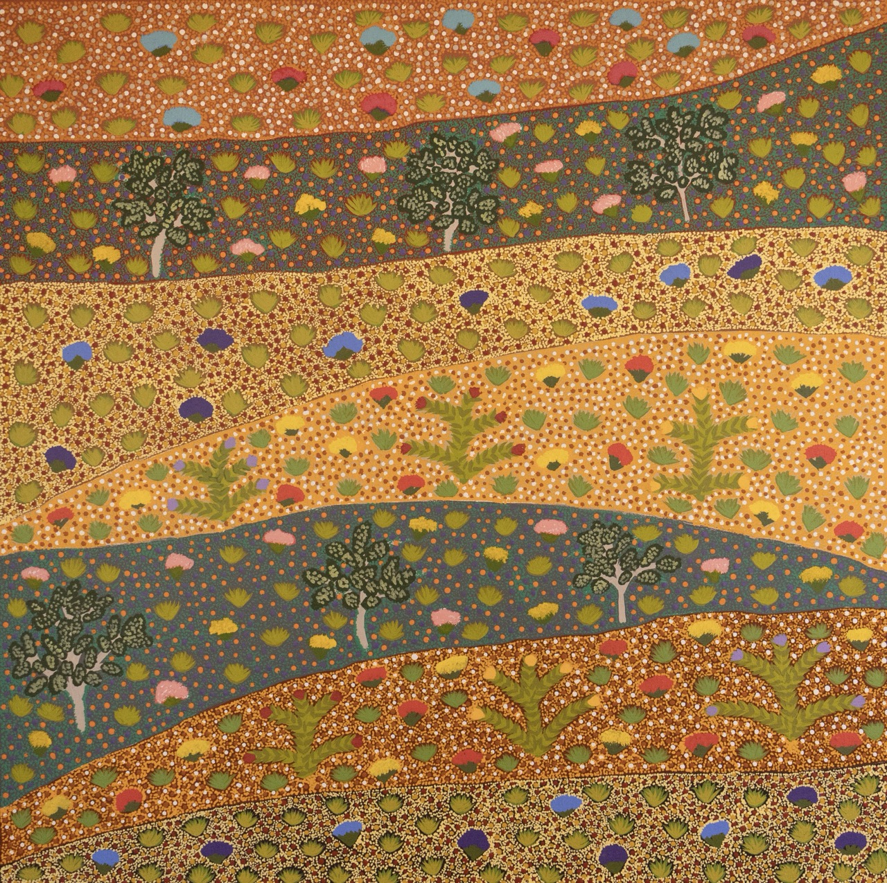 Beverly Pula Luck - Atyenh Amey Amper (My Mother's Country) - Painting - Beverly Pula Luck