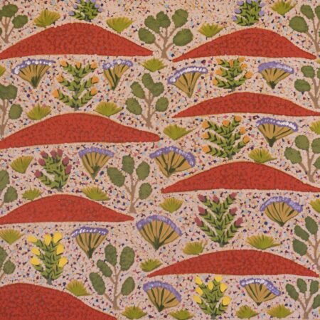 Robina Pitjara Jones - Atyenh Amper (My Country) - Painting - Robina Pitjara Jones