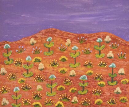 Dakota Ngwarraye Petrick - Artna Alpeyt (Bush Flowers) - Painting - Dakota Ngwarraye Petrick