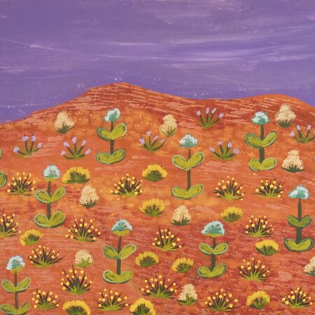 Dakota Ngwarraye Petrick - Artna Alpeyt (Bush Flowers) - Painting - Dakota Ngwarraye Petrick
