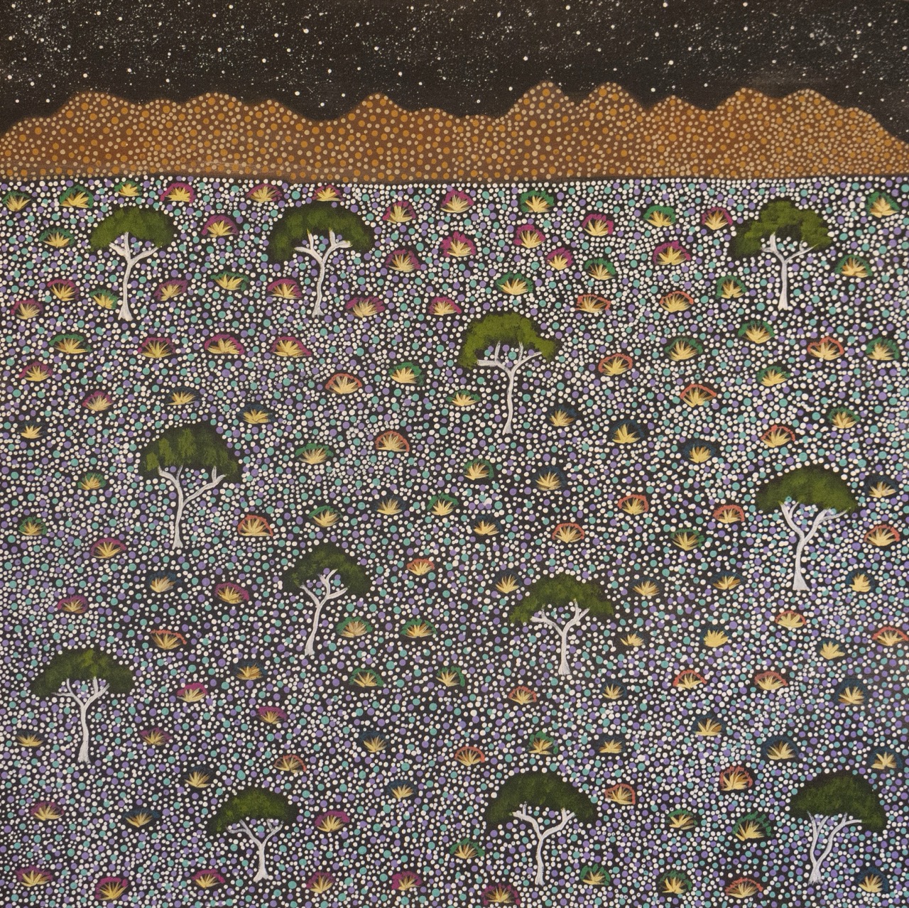 Teleisha Pula Ross - Atyenh Amer Areyel Amper (My View of Country) - Painting - Teleisha Pula Ross