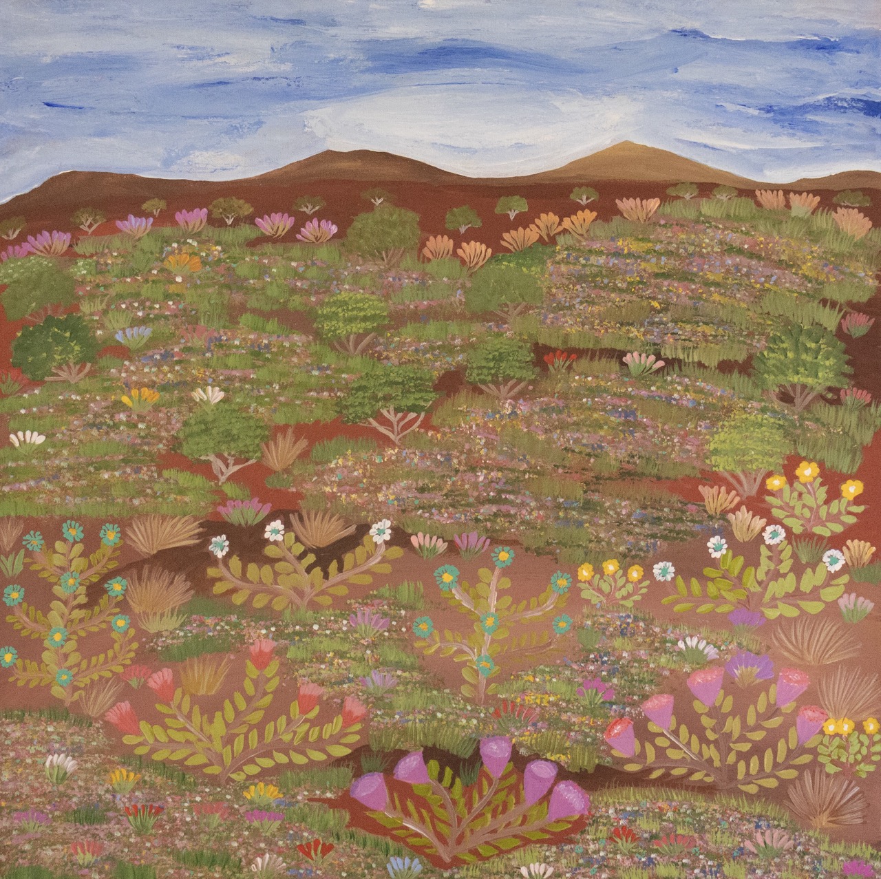 Kathleen Nanima Rambler - Alkerinp Apmer (Distant Place) - Painting - Kathleen Nanima Rambler