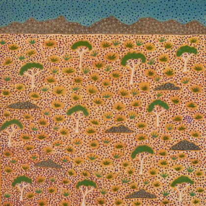 Teleisha Pula Ross - Atyenh Amer Areyel Amper (My View of Country) - Painting - Teleisha Pula Ross