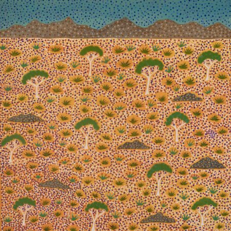 Teleisha Pula Ross - Atyenh Amer Areyel Amper (My View of Country) - Painting - Teleisha Pula Ross