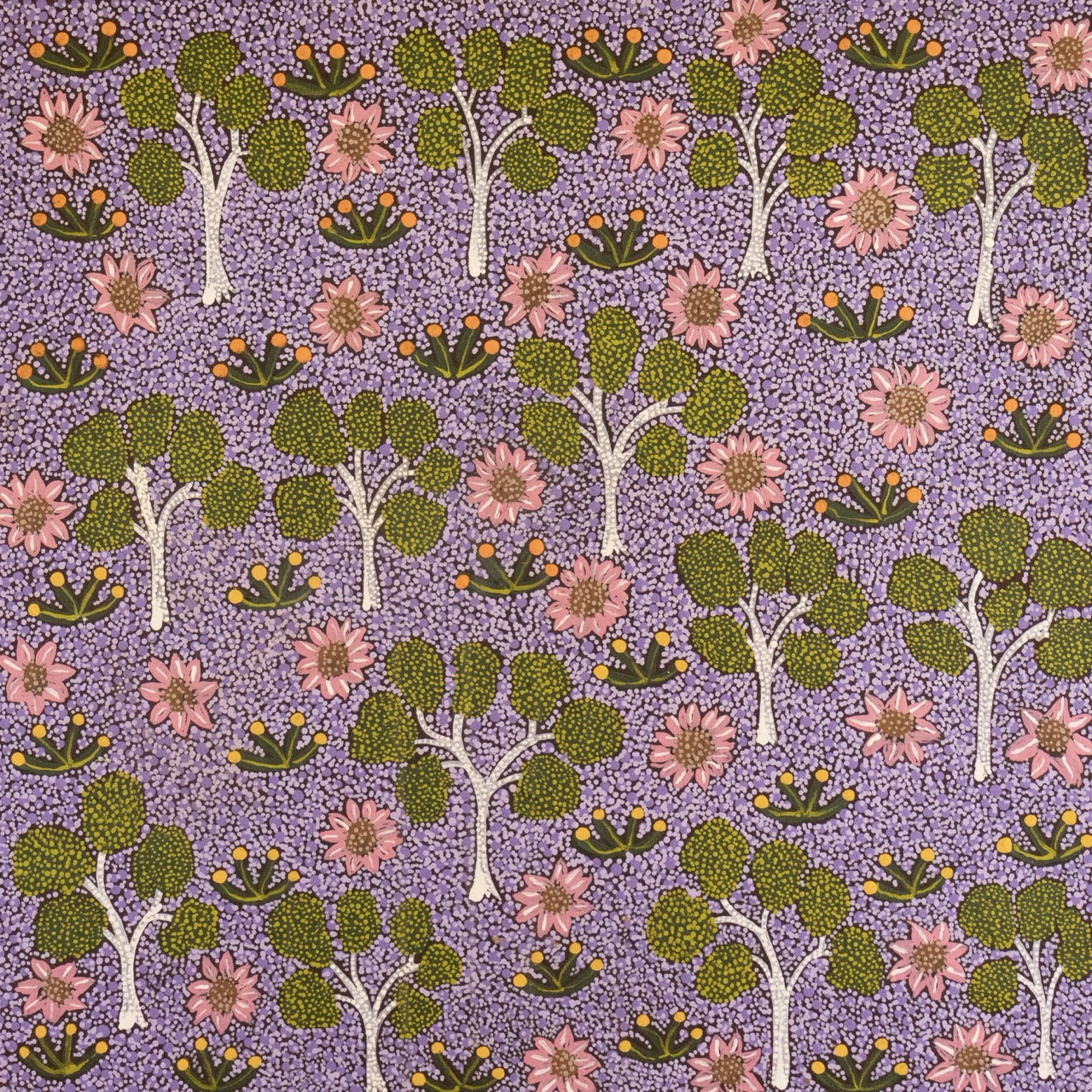 Alana Ngwarraye Holmes - Ateralth Alpeyt (Wild Flowers) - Painting - Alana  Ngwarraye Holmes