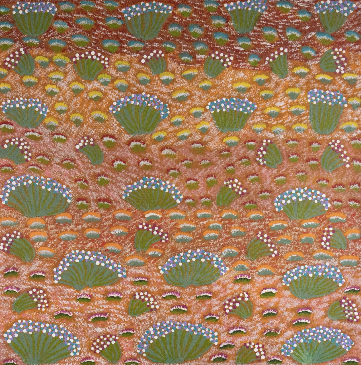 Lulu Pitjara Teece - Arrethe, Drinking Bush Medicine - Painting - Lulu Pitjara Teece
