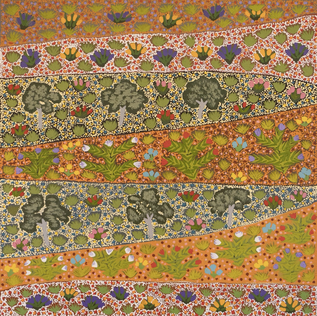Beverly Pula Luck - Atyenh Amey Amper (My Mother's Country) - Painting - Beverly Pula Luck