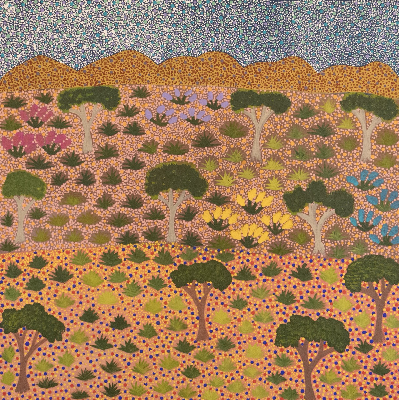 Diane Kemarre Ross - Atyenh Amper (My Country) - Painting - Diane Kemarre Ross