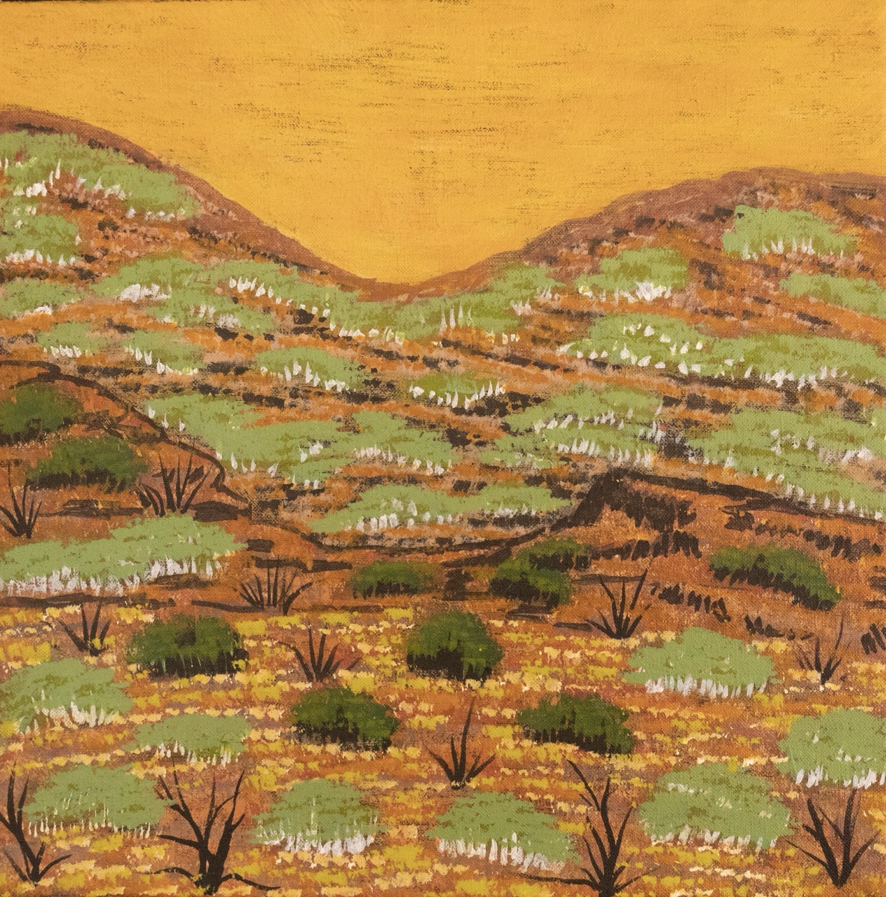 Yvonne Ngwarraye Bonney - My Hunting Country - Painting - Yvonne Ngwarraye  Bonney
