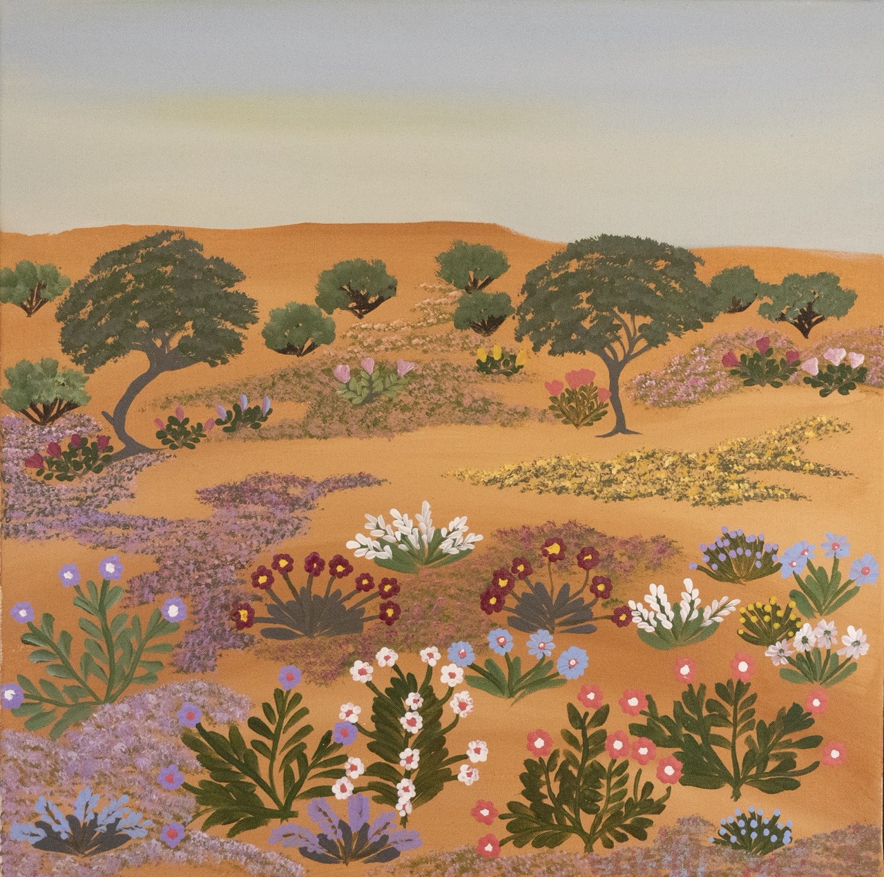 Kathleen Nanima Rambler - Mulangke Aherne (Beautiful Land) - Painting - Kathleen Nanima Rambler