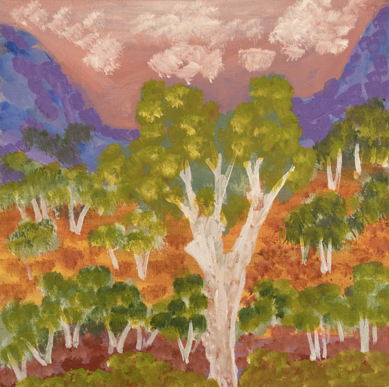 Eileen Kemarre Bonney - Tijamburra, My Mothers Country - Painting - Eileen Kemarre Bonney