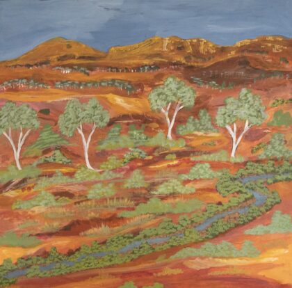 Elizabeth Ngwarraye Bonney - Bush Tobacco - Painting - Elizabeth Ngwarraye  Bonney